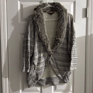 Armani Exchange A | X Size medium jacket coat cardigan fuzzy sweater jacket AX